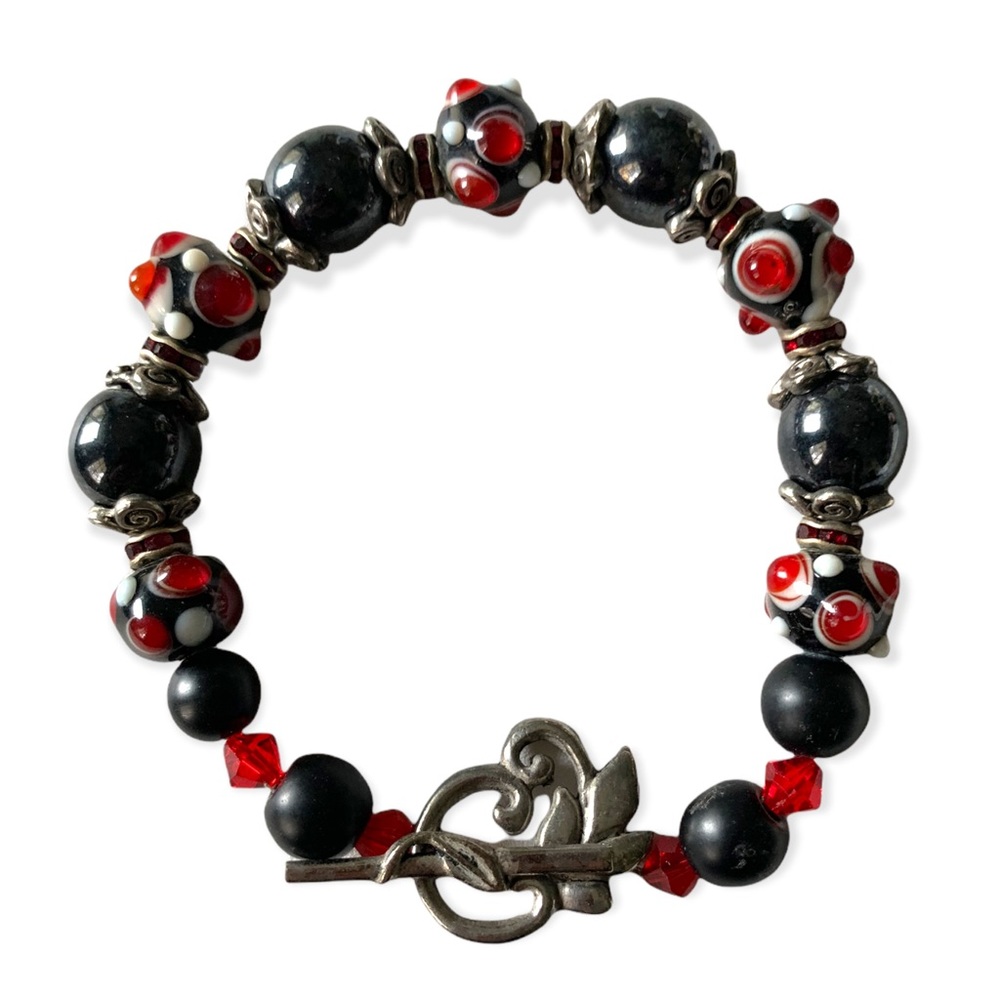 Bracelet Beaded Lamp Work Glass